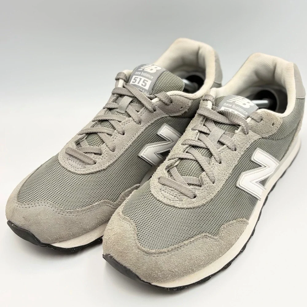 New Balance 515 V3‎ Mens 11 Grey/White Suede Retro Classic Sneakers ML515GRY